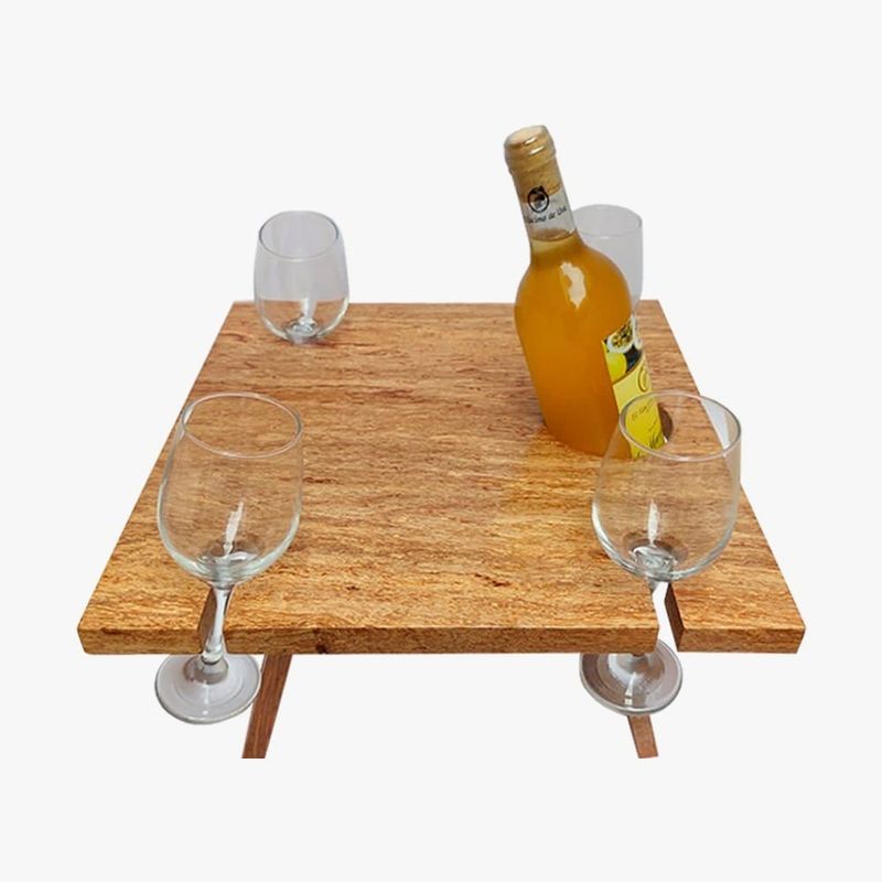 GENERICO - Mesa Cuadrada Sami Store para Picnic de Madera