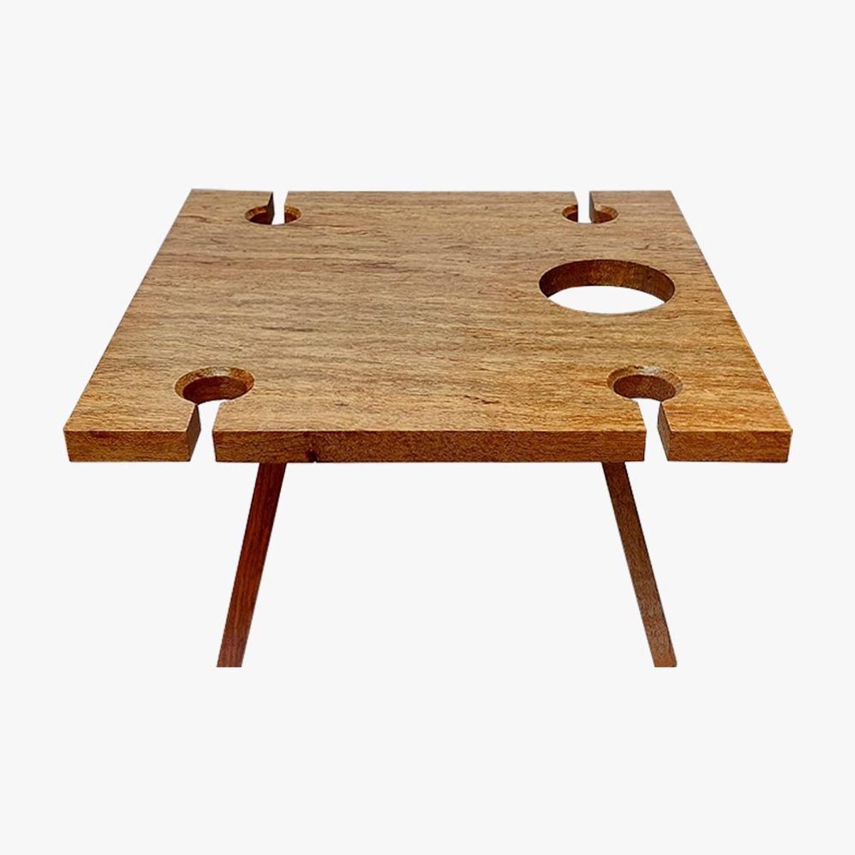 GENERICO - Mesa Cuadrada Sami Store para Picnic de Madera