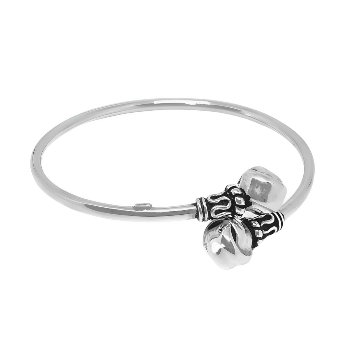 GENERICO - Pulsera Mujer Puñera Brazalete Bombita Joya Regalo Plata 950