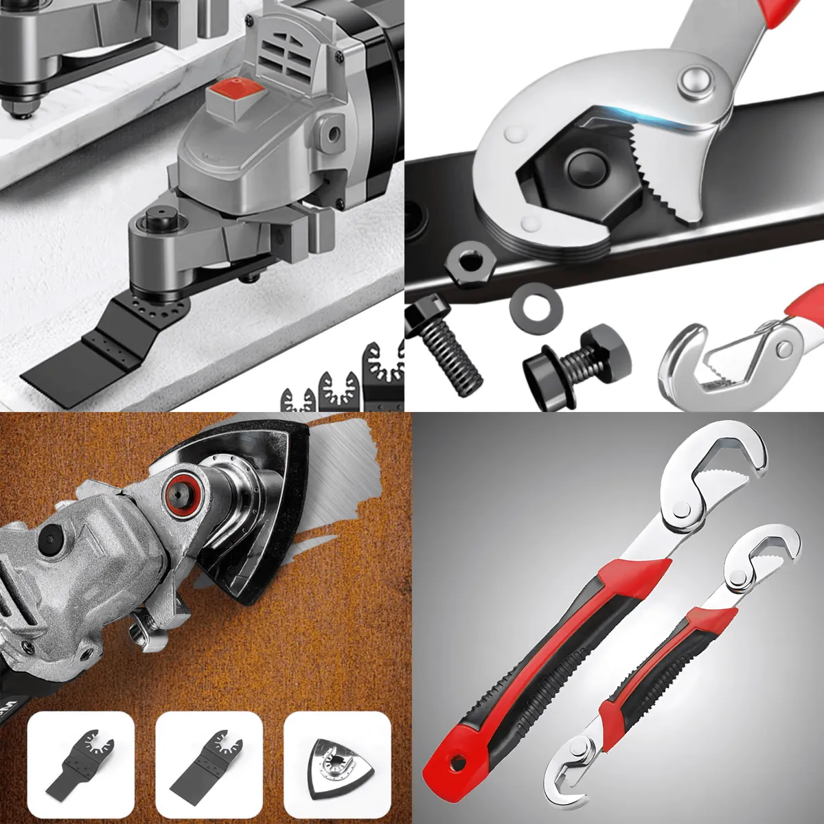 ROSH - Combo Top: 2 Llaves Francesas + Adaptador Multifuncional