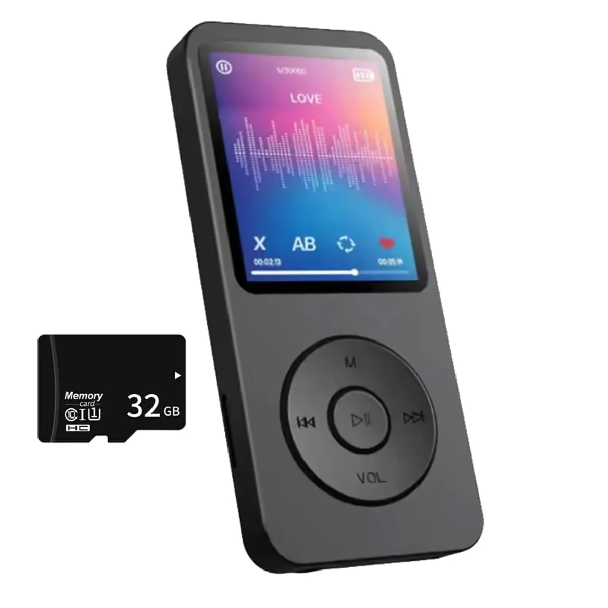 OVOTOUMI - Reproductor Toumi mp3 Pro Bluetooth 5.4 3.0 pulgadas admite memoria