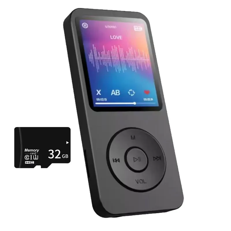 OVOTOUMI - Reproductor Toumi mp3 Pro Bluetooth 5.4 3.0 pulgadas admite memoria