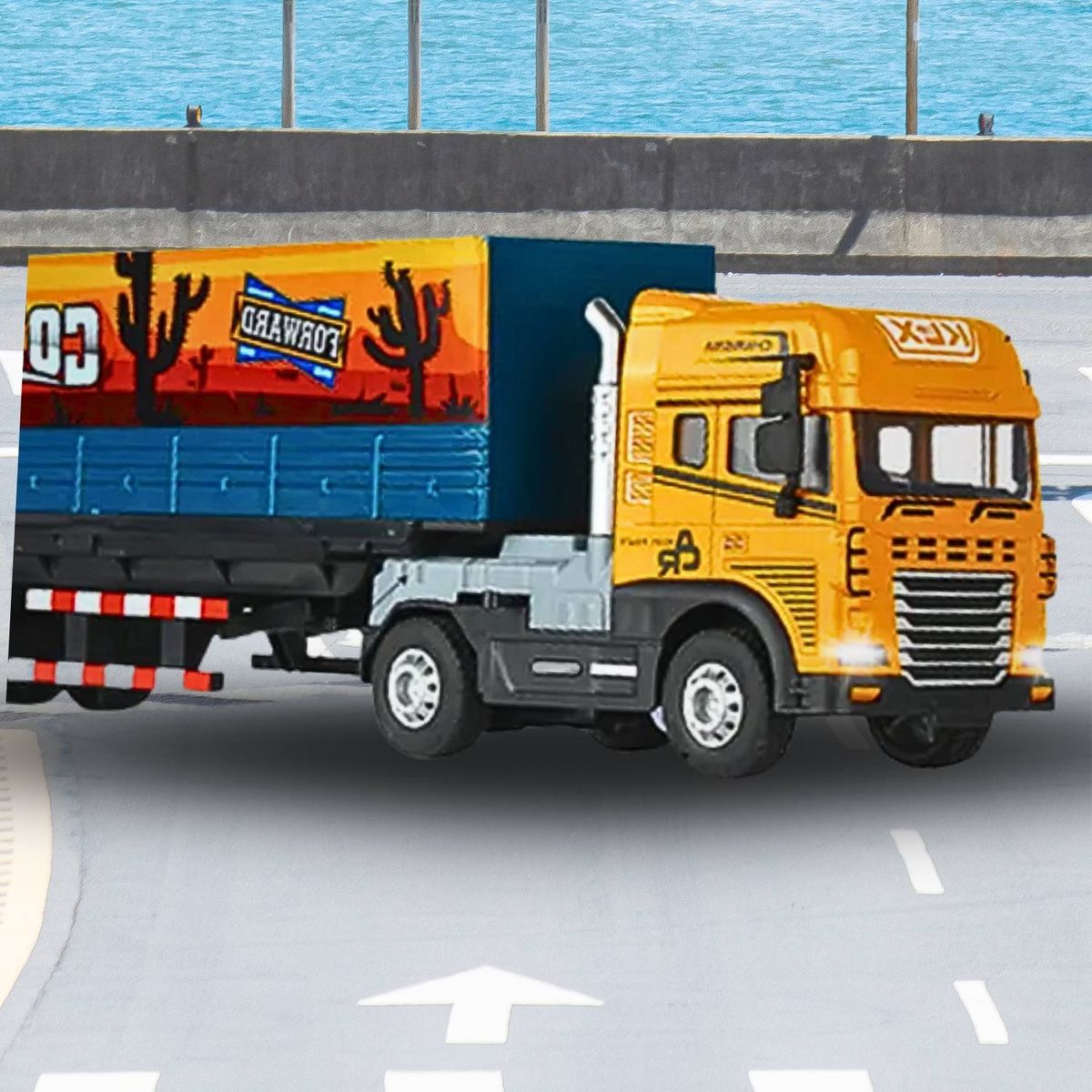 GENERICO - Tráiler Camión Contenedor de carga Colection