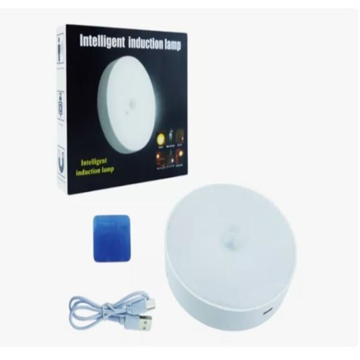 GENERICO - 3 Lampara Led  Con Sensor Movimiento Recargable