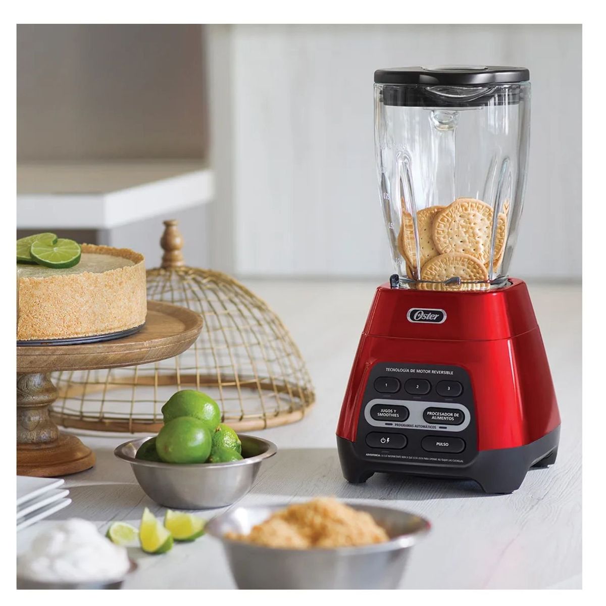 OSTER - Licuadora Oster® Programas automáticos vaso Blend-N-Go BLSTPYG1310RBG