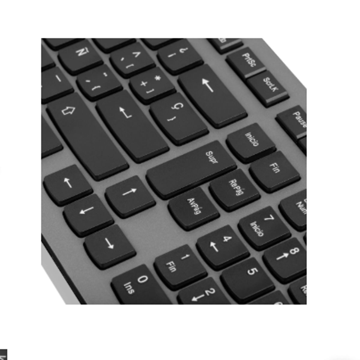 MICRONICS - Teclado Office Multimedia MILANO MIC K704 USB T  CHOCOLATE MICRONICS
