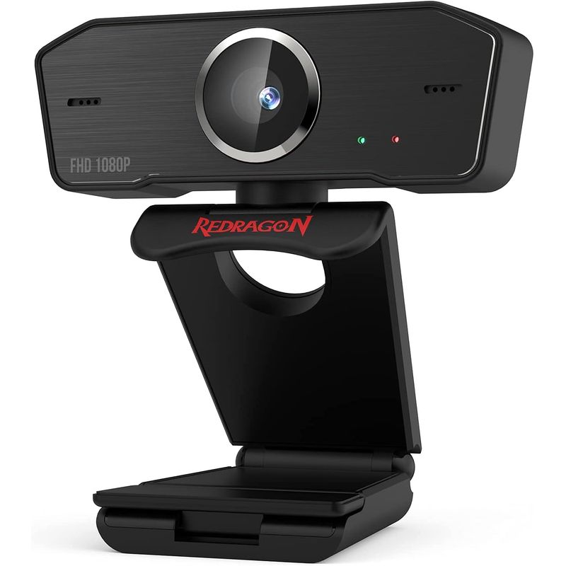 REDRAGON - Cámara Web Hitman Redragon GW800-1 Webcam 1080p FHD