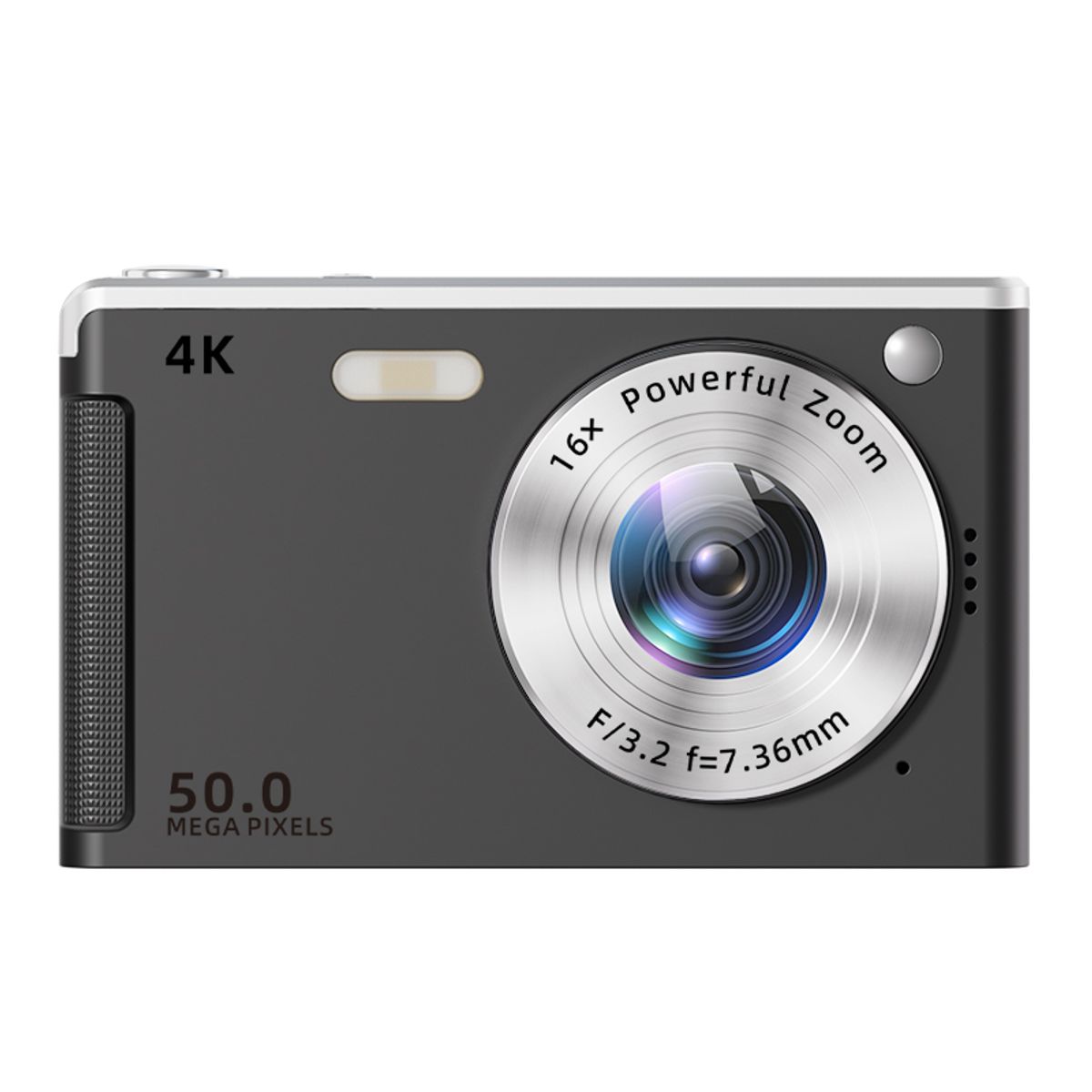 RENVMEXY - Cámara RENVMEXY M06 Negra 4K 50MP Zoom 16X 64GB Pantalla IPS