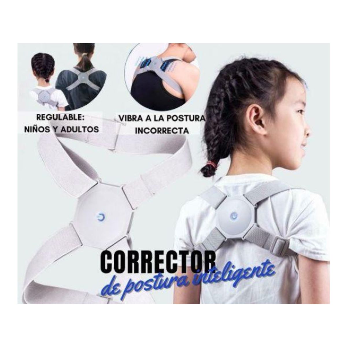 GENERICO - Corrector De Postura Con Sensor Inteligente