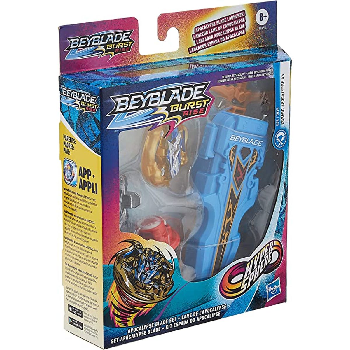 TAKARA TOMY - BEYBLADE BURST COSMIC APOCALYPSE A5 CON LANZADOR TIPO ESPADA