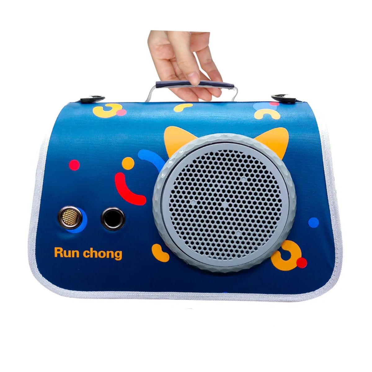GENERICO - Caja Bolso transportadora de Mascotas Gatos o Perros - Azul