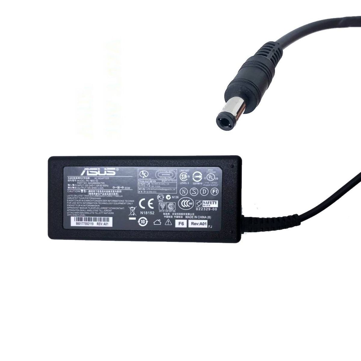 OEM - Cargador para Laptop Asus 19v. 3.42A. 65w.    5.5 x 2.5mm.
