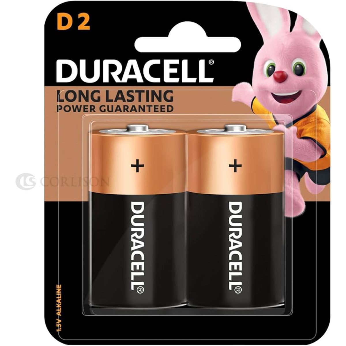 DURACELL - Pilas Baterias DURACELL D Alcalina 15v D2 X 2 UNIDADES
