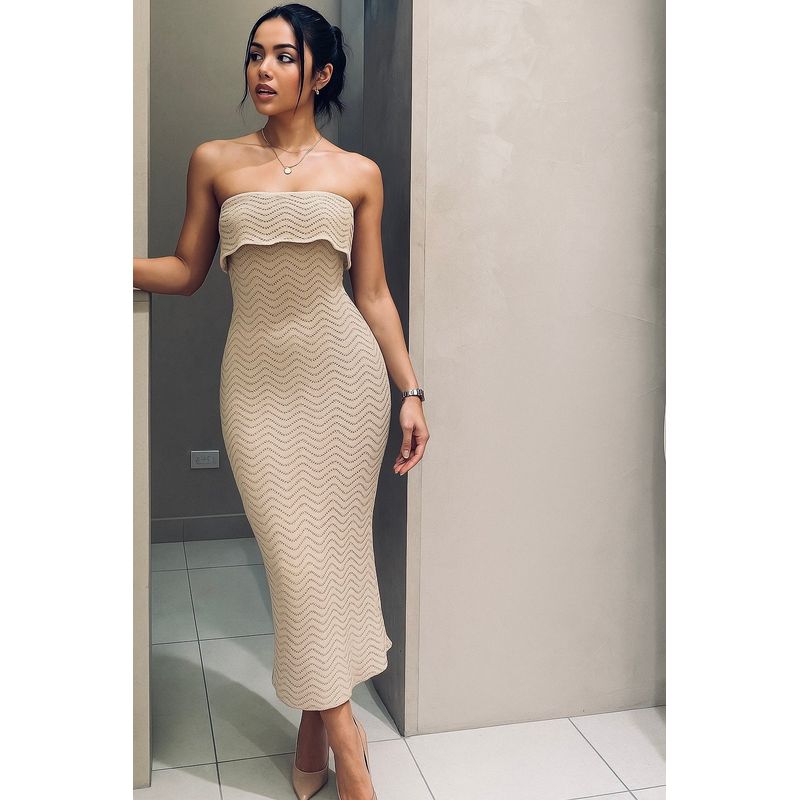 AMA OUTFITTERS - VESTIDO TEJIDO VALERIA DRESS