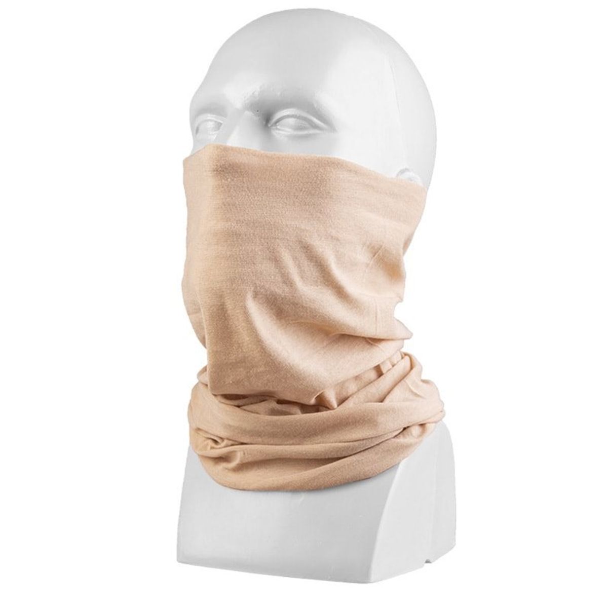 GENERICO - Protector  cortaviento bandana  BEIGE   moto ciclismo