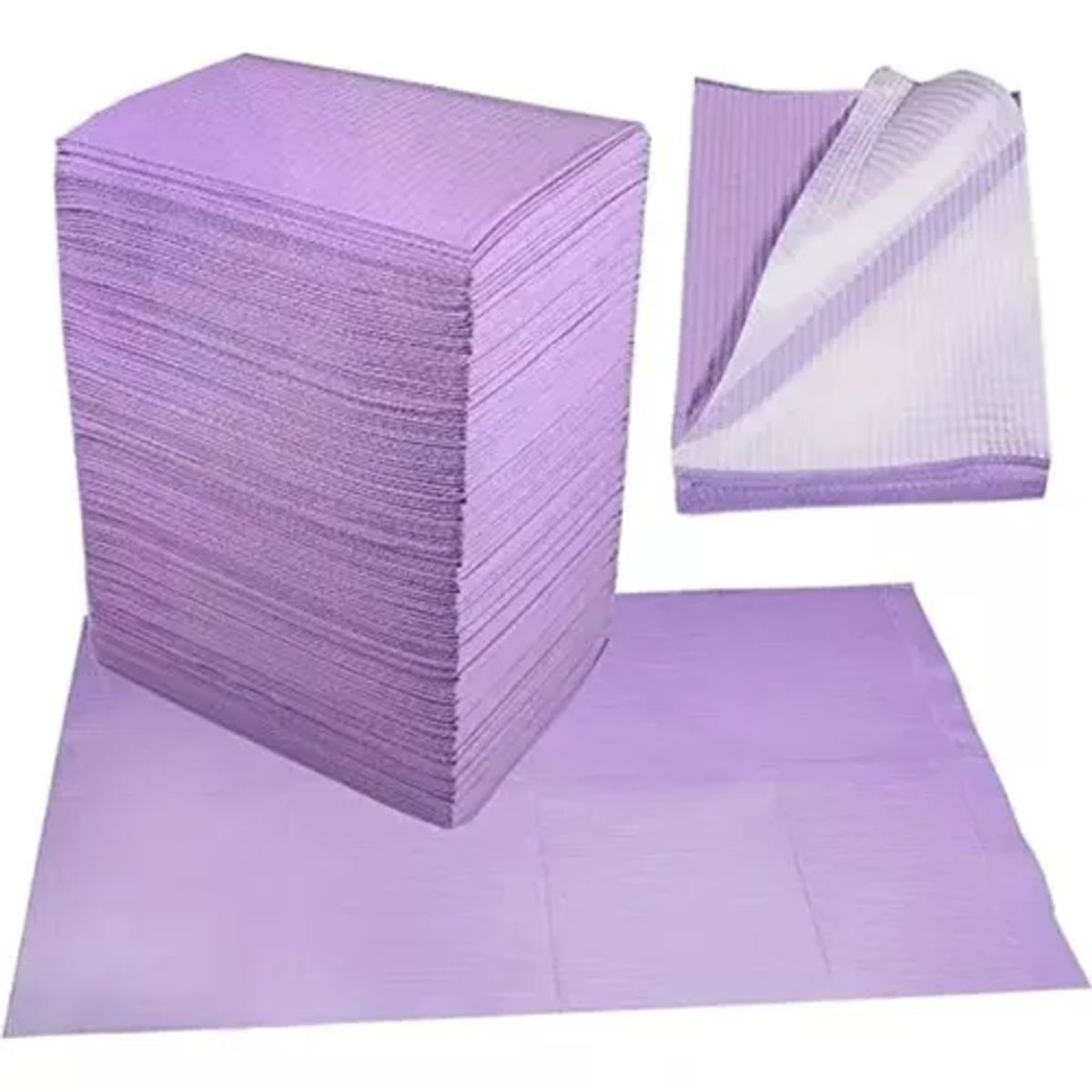 GENERICO - Campo Dental LILA 33x45cm X 125 UNIDADES