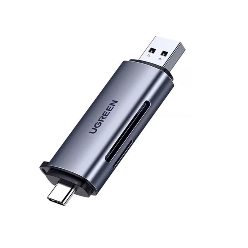 UGREEN - Lector De Tarjetas Sd/tf Ugreen 2 En 1 Usb 3.0 50706