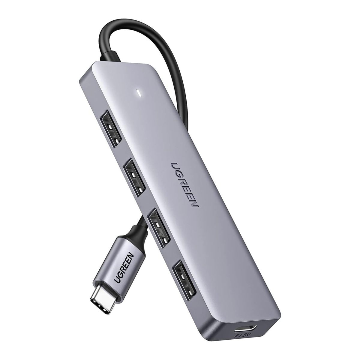 UGREEN - Adaptador Hub UGREEN USB Tipo C de 4 Puertos USB 3.0 (CM219 - 70336)