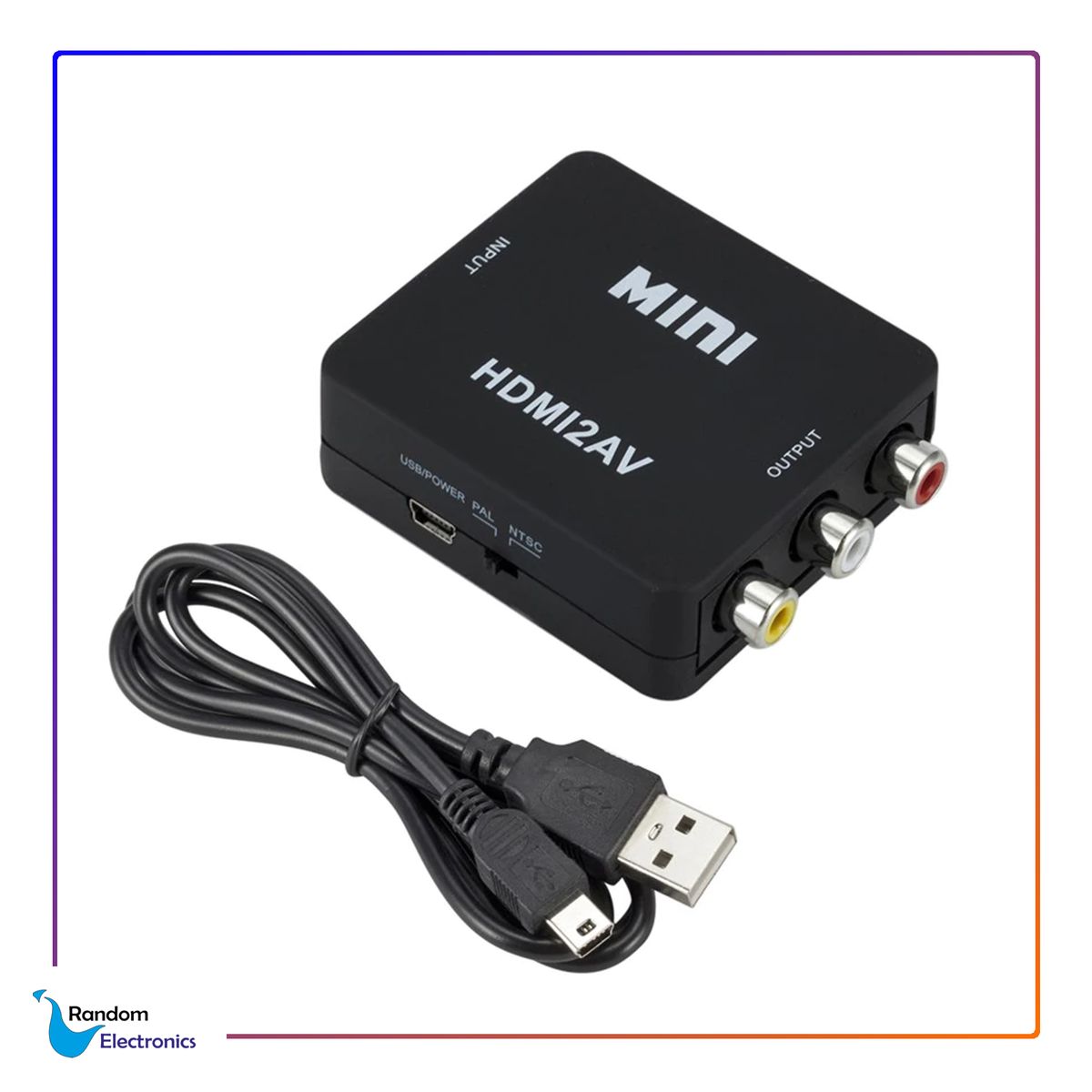 GENERICO - GENERIC ADAPTADOR HDMI A RCA AV NTSC PAL N