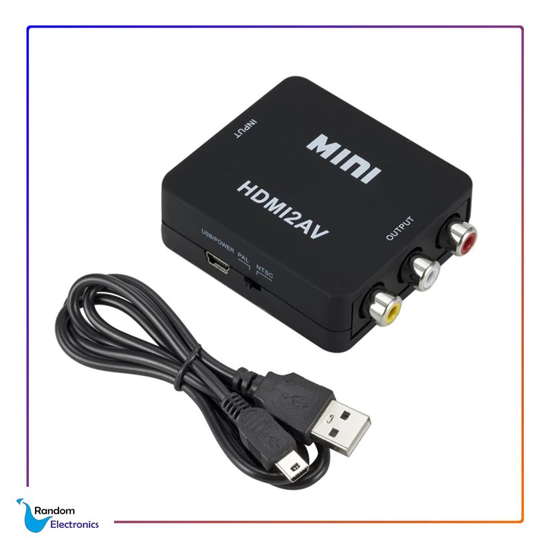 GENERICO - GENERIC ADAPTADOR HDMI A RCA AV NTSC PAL N