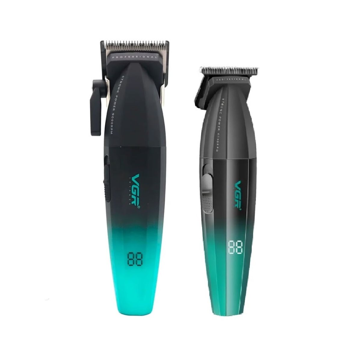 PREMIUM - Maquina Corte Cabello Profesional Combo Clipper Trimmer Barberia