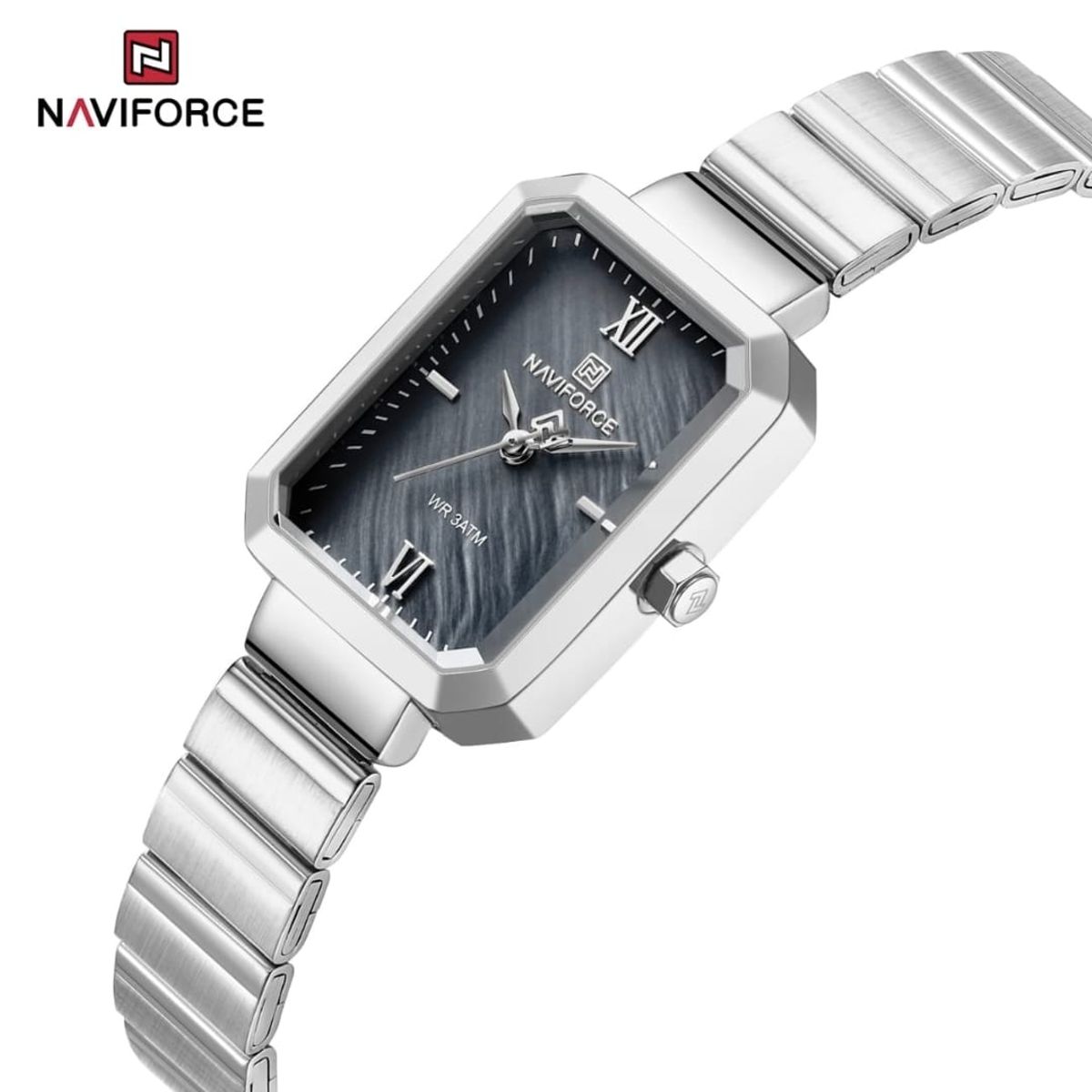 NAVIFORCE - Reloj Naviforce 5050 Correa Acero Plateado Para Dama