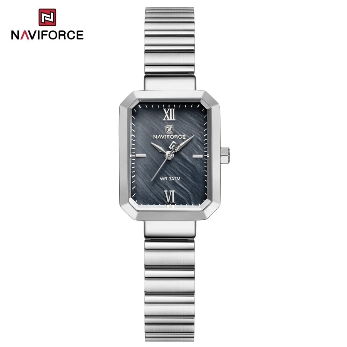 NAVIFORCE - Reloj Naviforce 5050 Correa Acero Plateado Para Dama