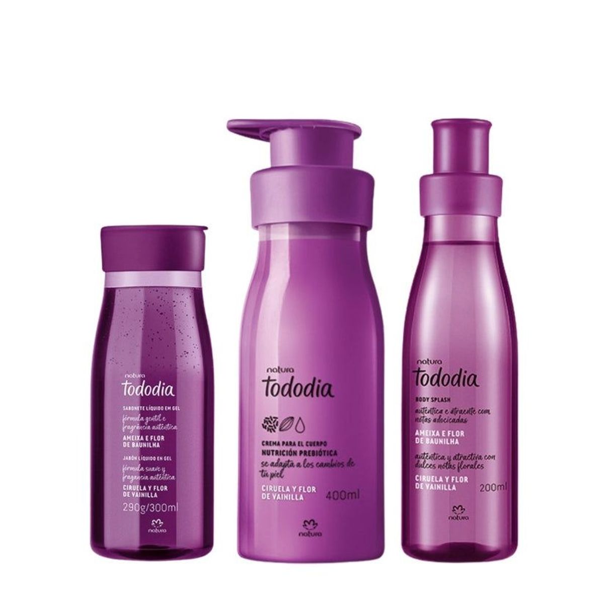 NATURA - Tododia Ciruela Y Flor De Vainilla Kit x3 - Natura