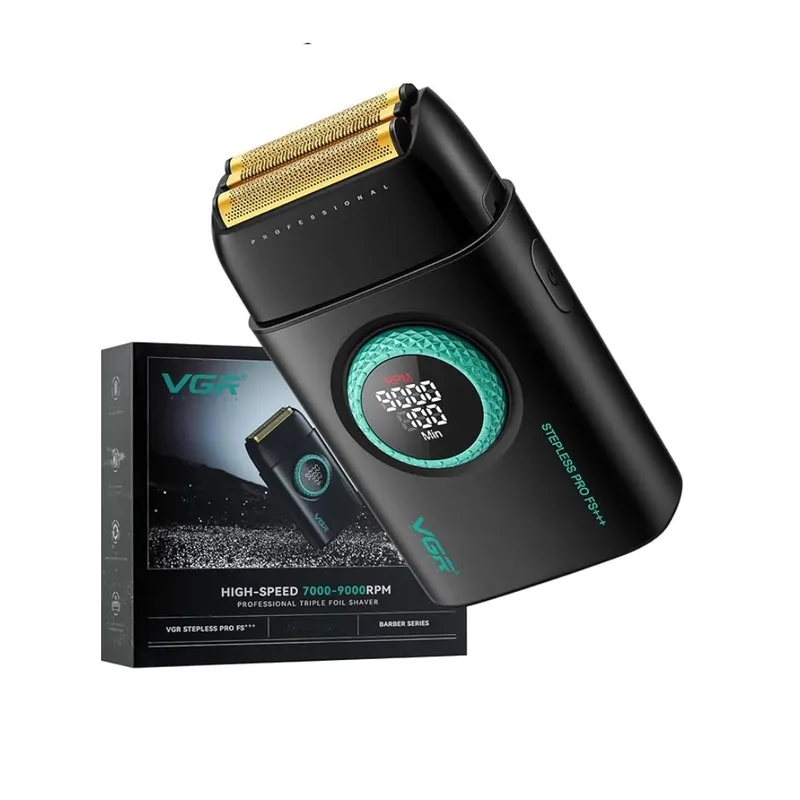 PREMIUM - Afeitadoras Eléctricas de Triple Lámina Vgr 377 9000 Rpm Peluquerias