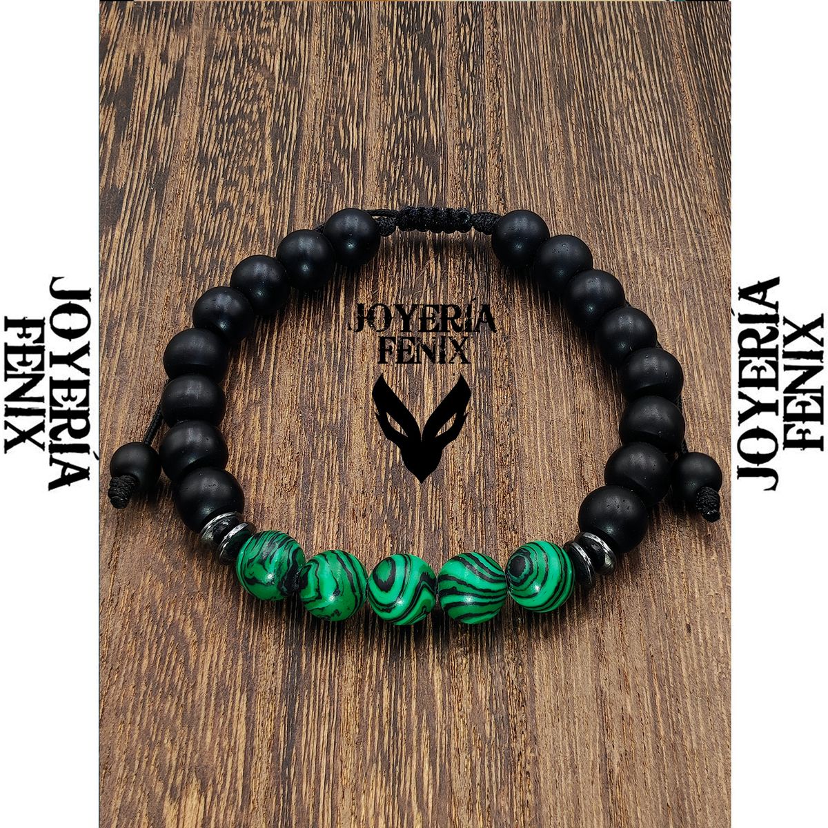 JOYERIA FENIX - Pulsera Doble Protección Ónix- Joyería Fenix