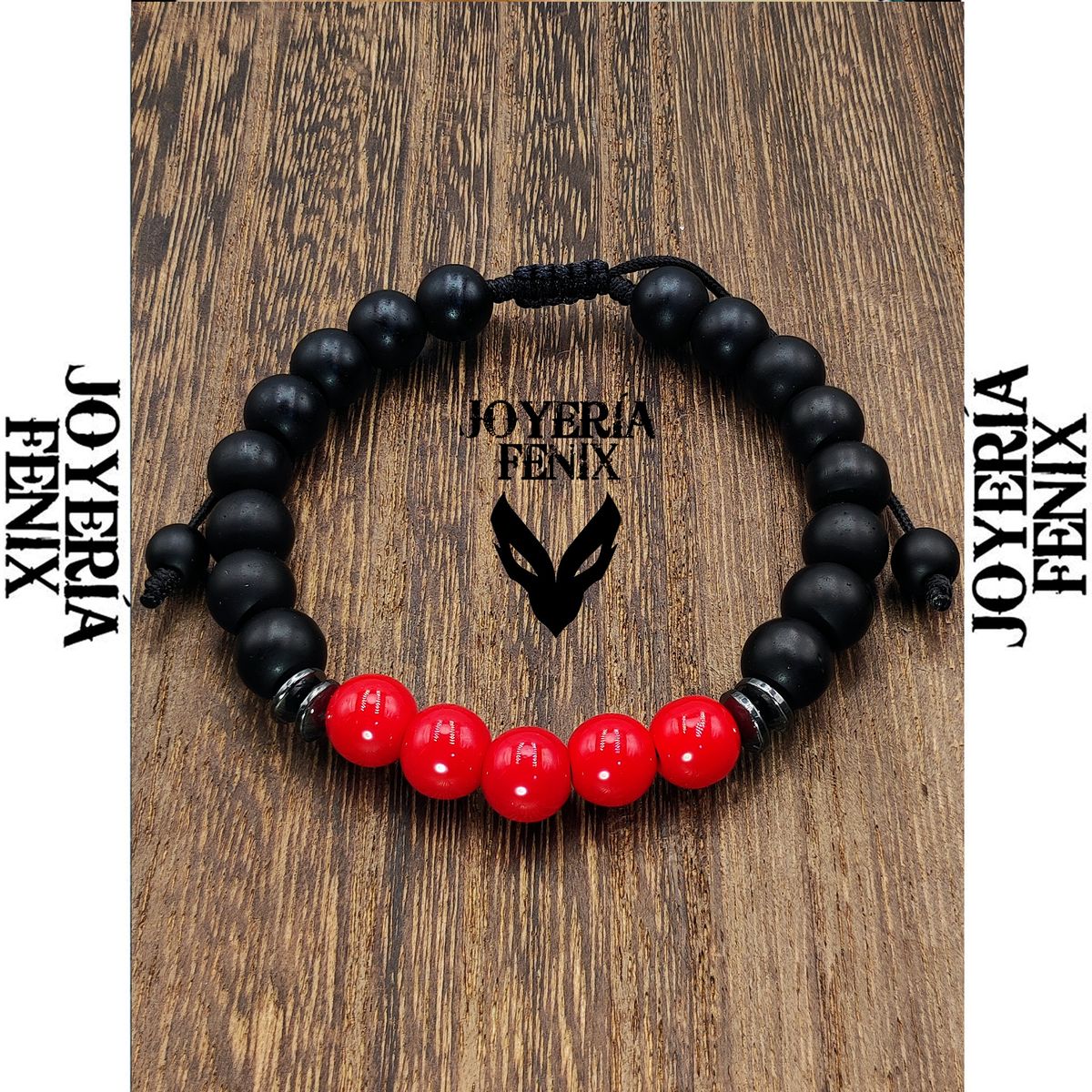 JOYERIA FENIX - Pulsera Doble Protección Ónix- Joyería Fenix