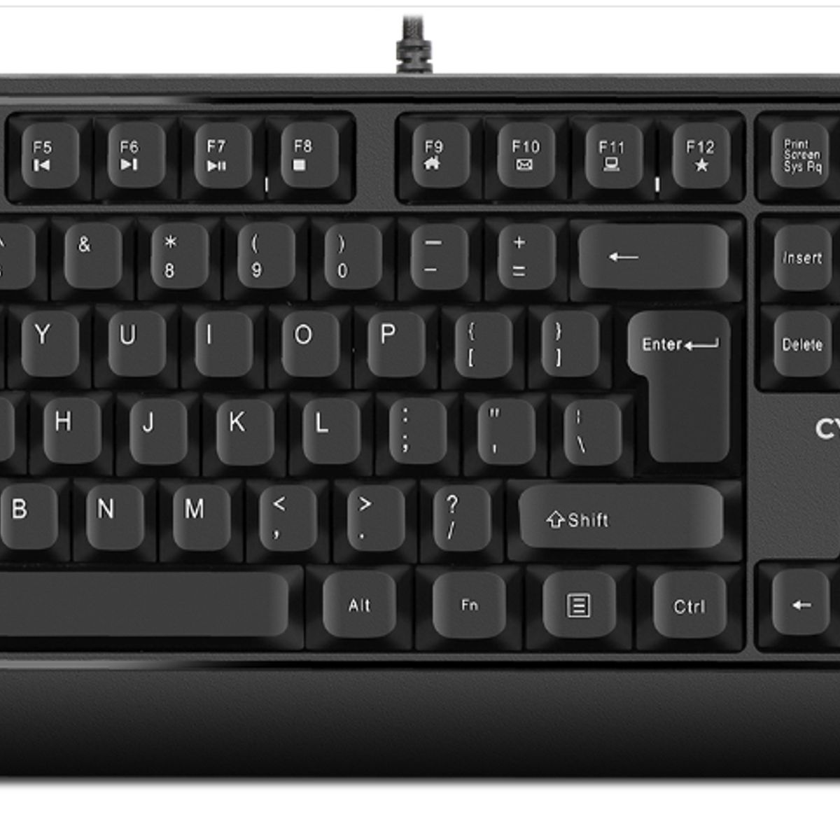 CYBERTEL - Teclado Multimedia MERCURY CYB K201 USB TSEMICURVAS CYBERTEL