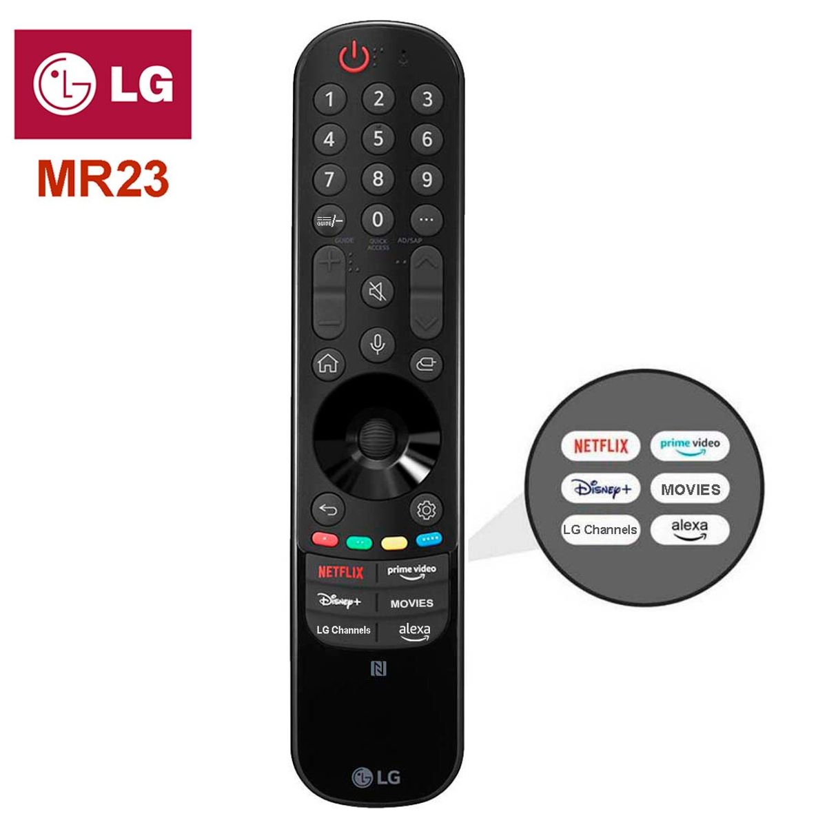 LG - Controles LG Magic Remote MR23 Modelo 2023