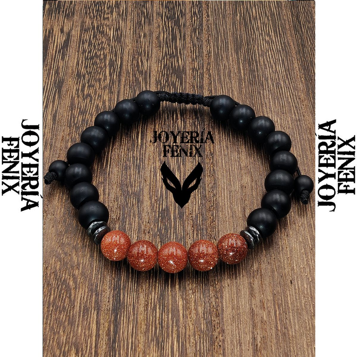 JOYERIA FENIX - Pulsera Doble Protección Ónix- Joyería Fenix