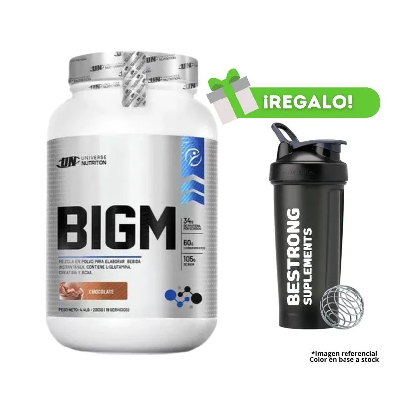 UNIVERSE NUTRITION - PROTEÍNA BIGM 2KG CHOCOLATE + SHAKER