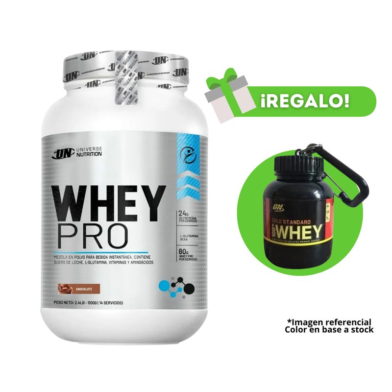 UNIVERSE NUTRITION - PROTEÍNA WHEYPRO 1KG CHOCOLATE + PORTAPROTEÍNA