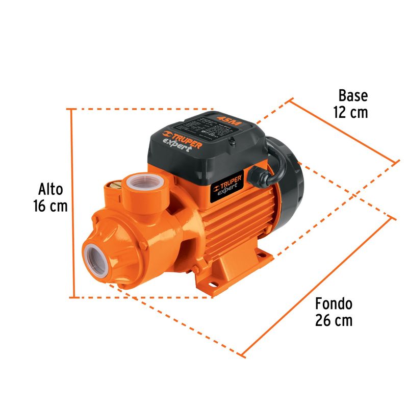 TRUPER - Bomba periférica 12HP altura máx 40m