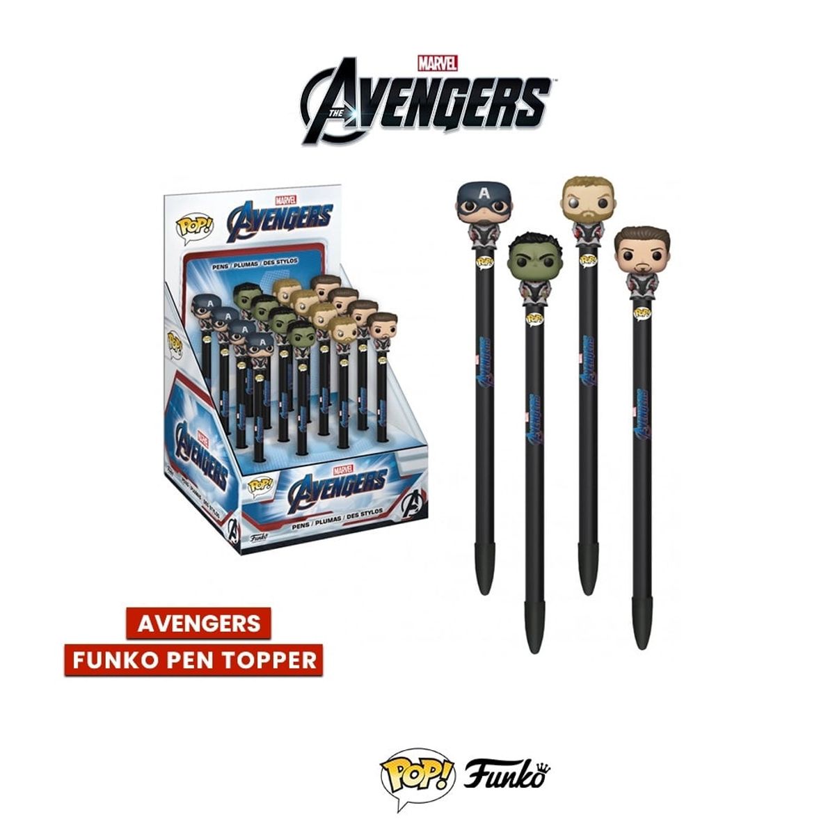 FUNKO - Lapicero Funko Hulk Pen Topper Marvel Avengers