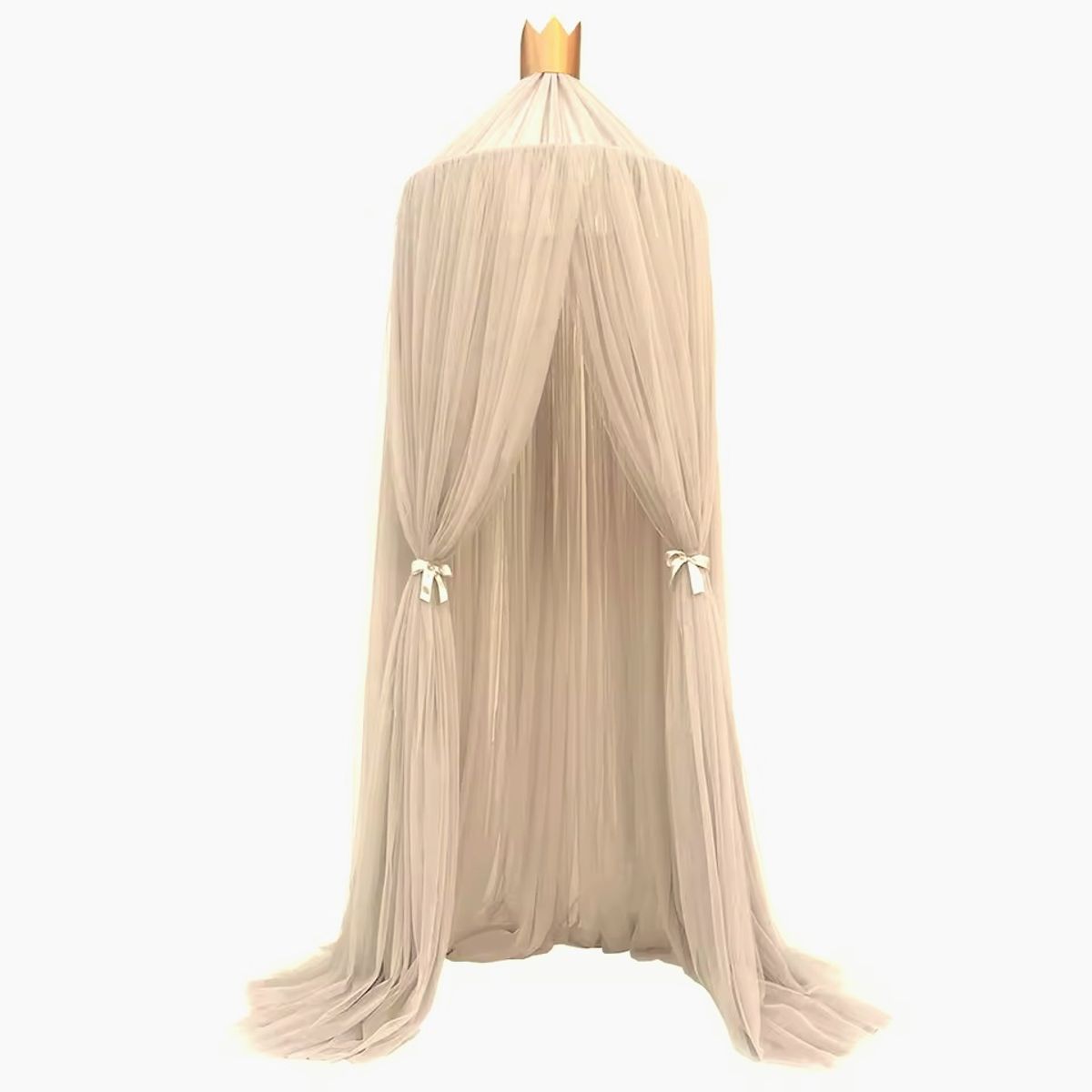 GENERICO - Dosel de tul 240 x 60 cm color beige