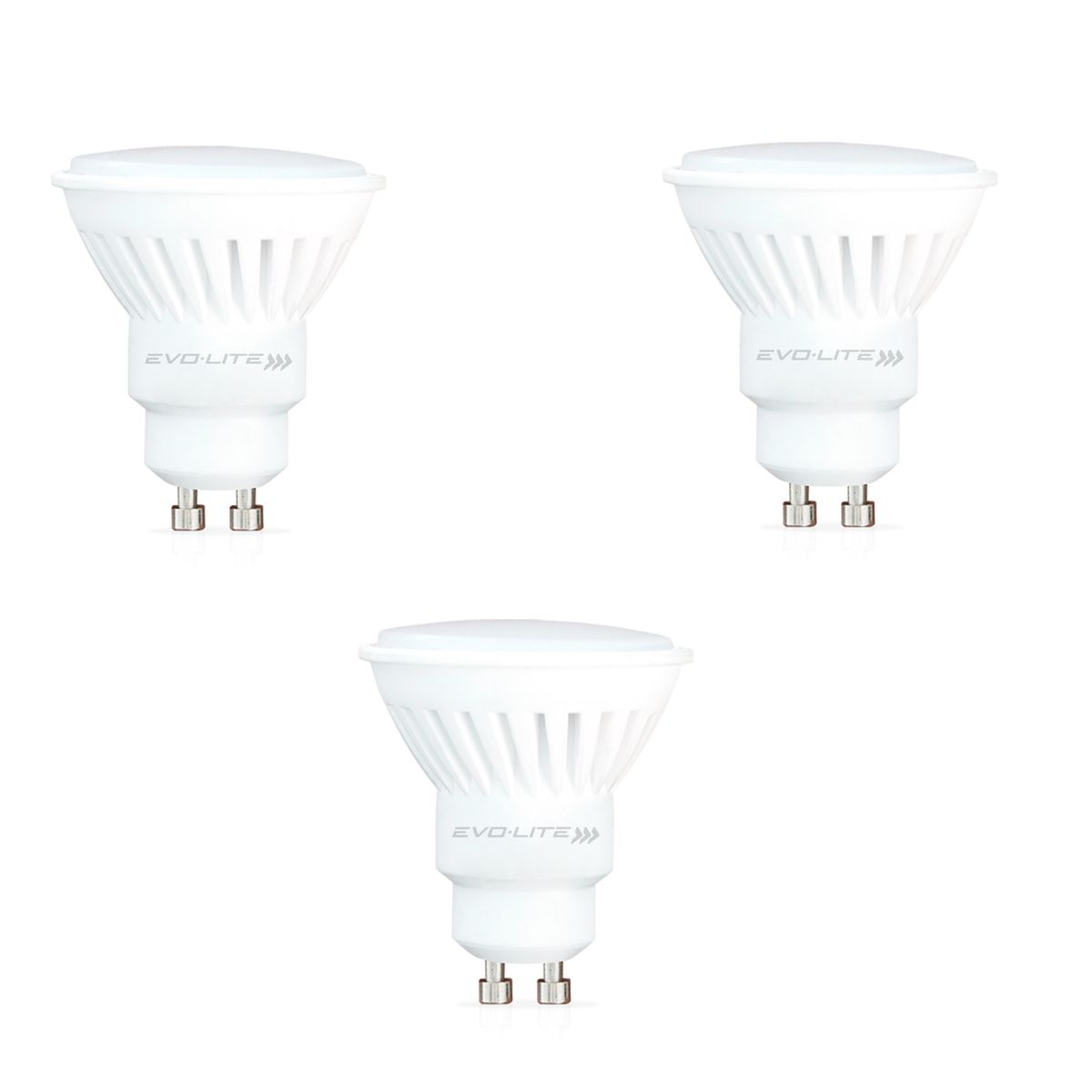EVOLITE - PACK 3 Dicroicos led evolite 10w GU10 ceramico DIA