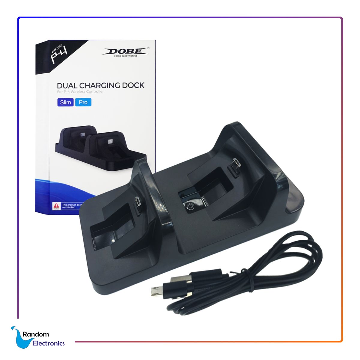 GENERICO - CARGADOR RAPIDO PARA CONTROLADOR PS4 BASE DUAL