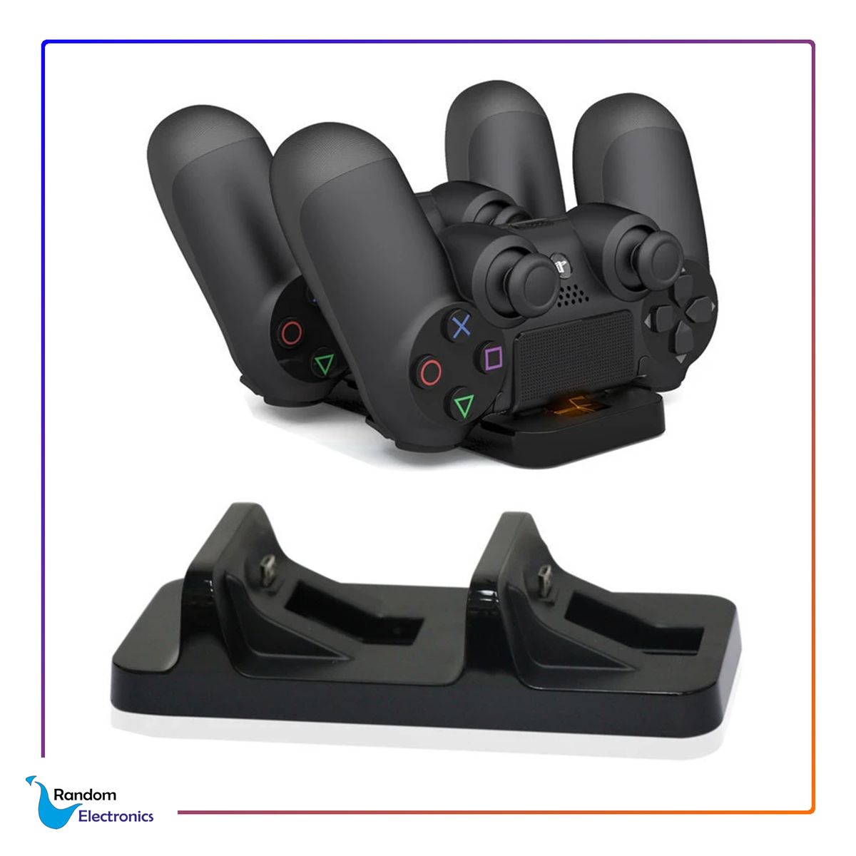 GENERICO - CARGADOR RAPIDO PARA CONTROLADOR PS4 BASE DUAL