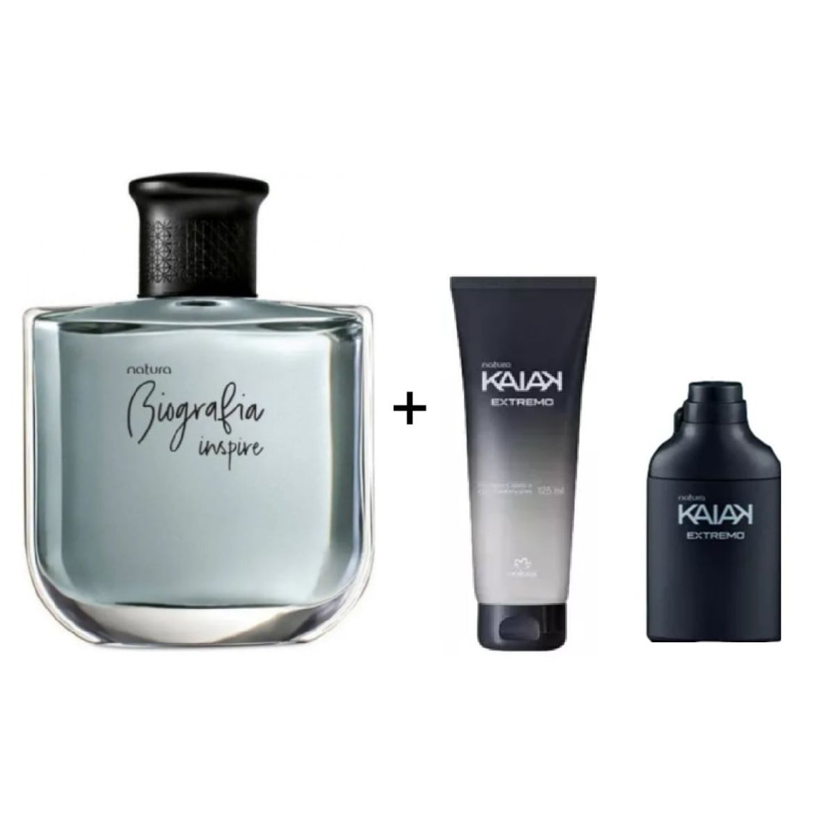 NATURA - Biografia Inspire masc 100ml + mini kaiak extremo + shampoo
