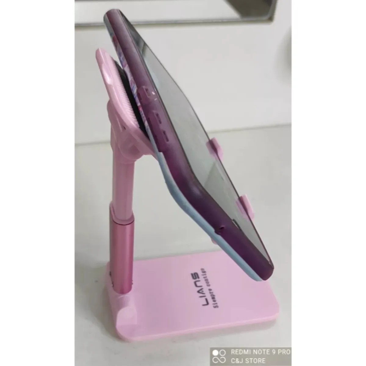 GENERICO - SOPORTE CELULAR ESCRITORIO ANGULOS REGULABLES TRABAJO CLASES VIRTUALES