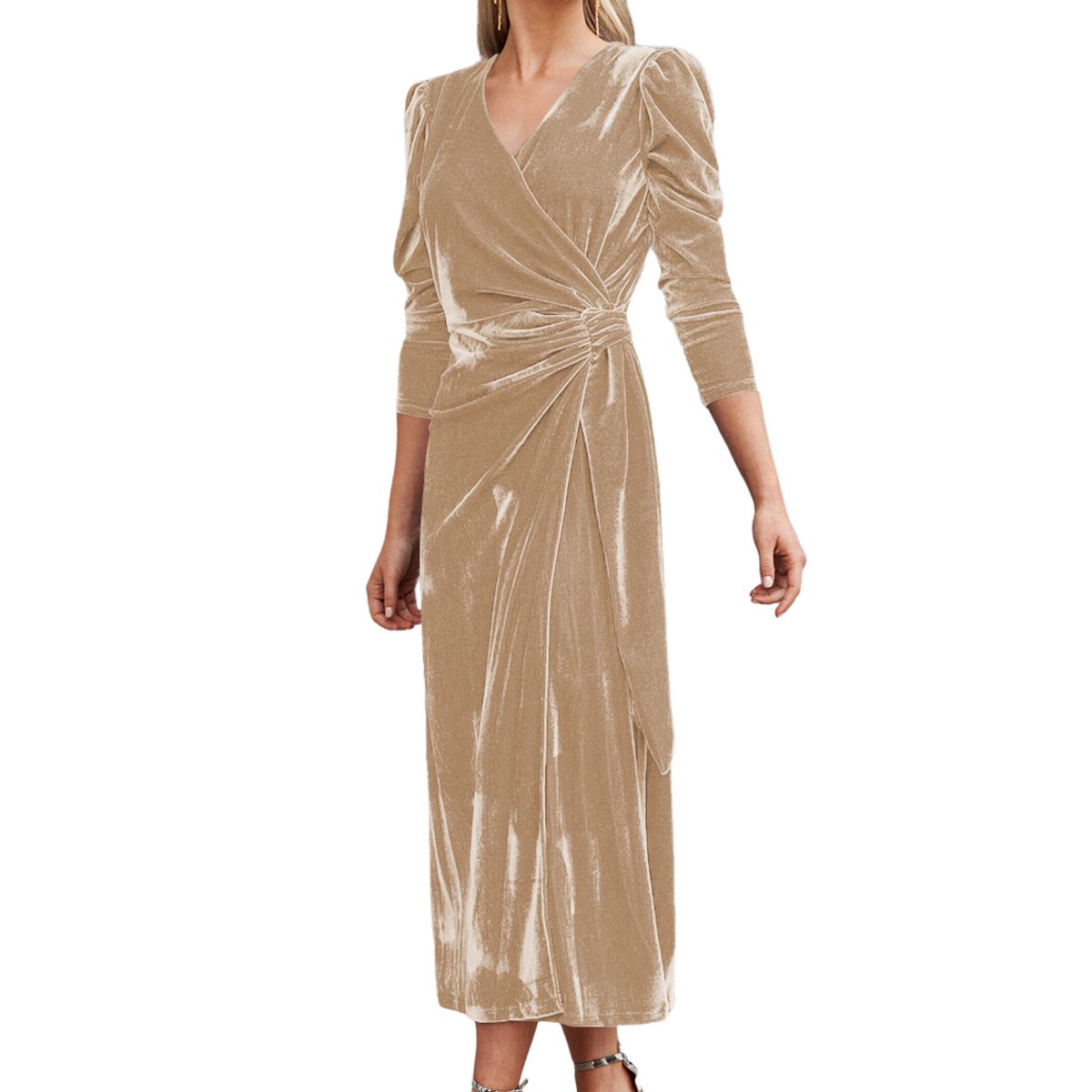 BLWOENS - Vestidos casuales de para mujeres - Beige