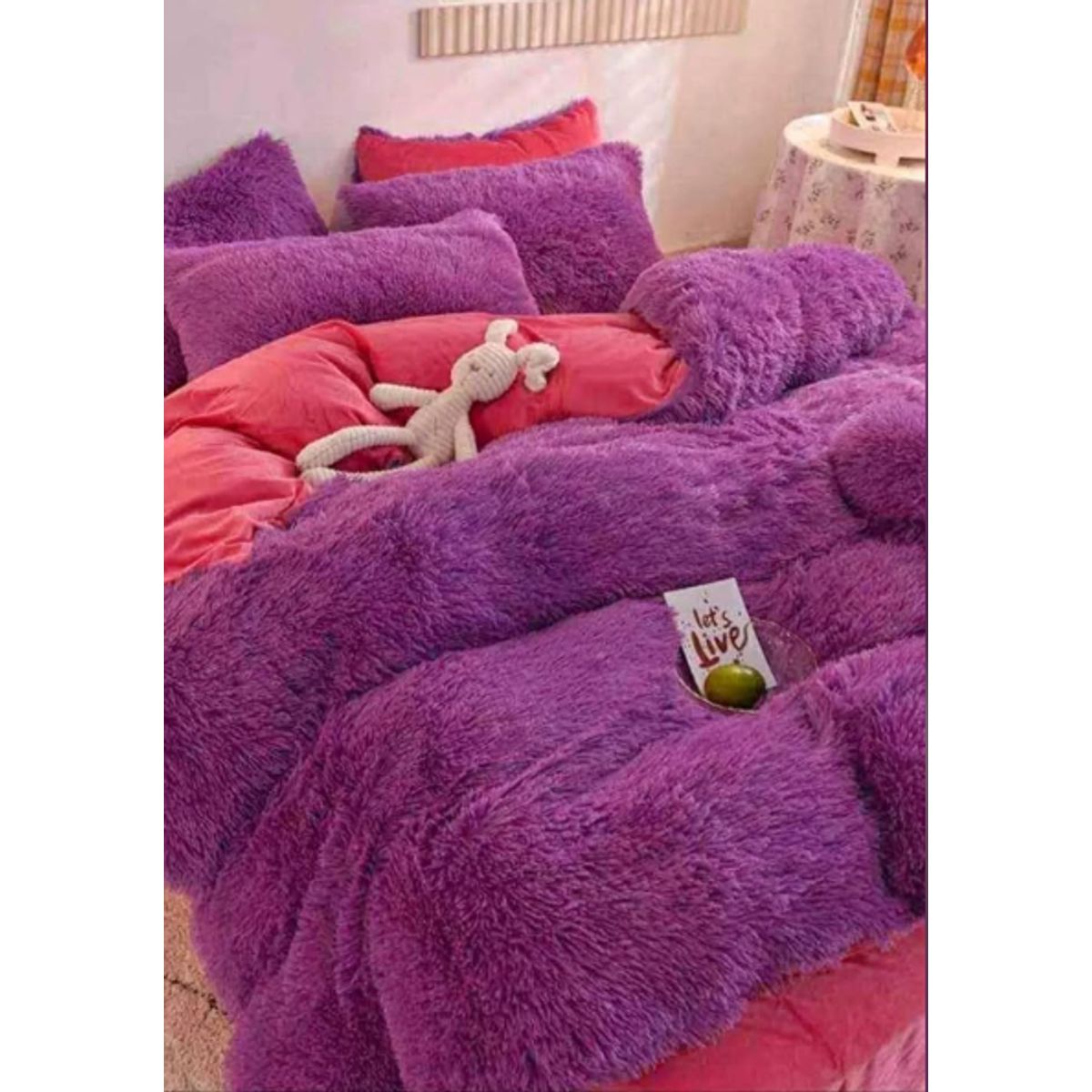 GENERICO - Edredones de Peluche Set de 4 Piezas de Calidad