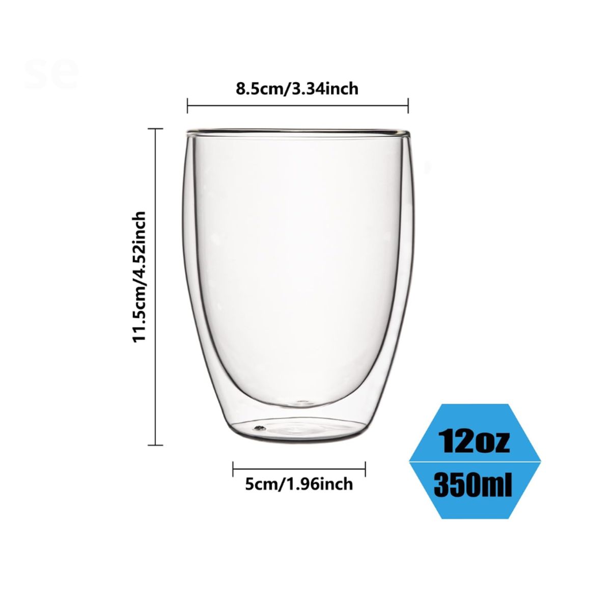 GENERICO - Vaso doble fondo 350 ml