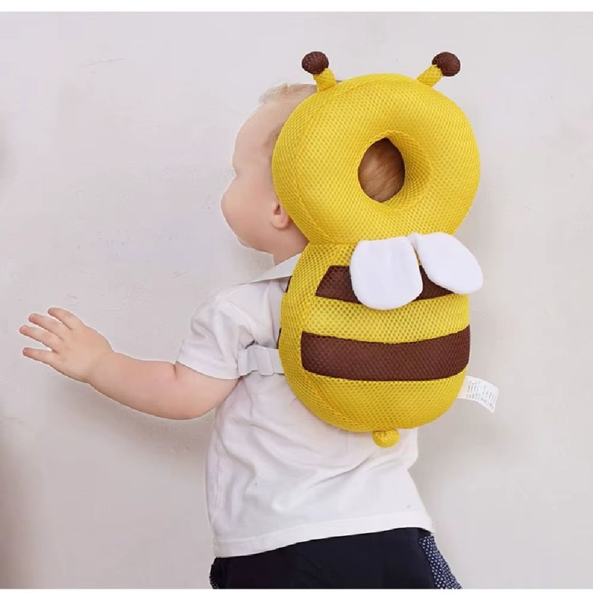 GENERICO - Protector De Cabeza Y Espalda Para Bebes Anticaida Abejita