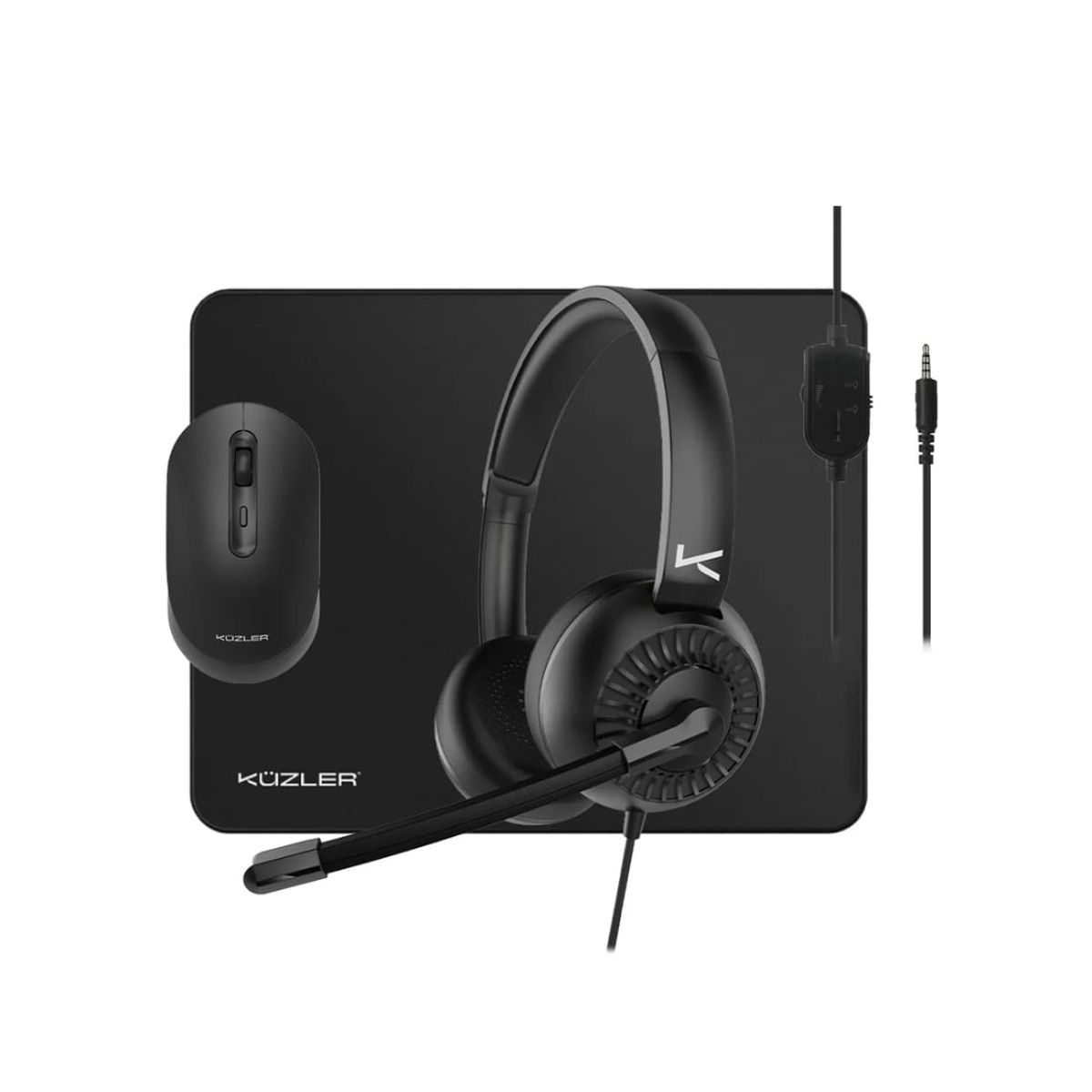 KUZLER - Combo Home Office 3 en 1 Audífono Gamer Kuzler