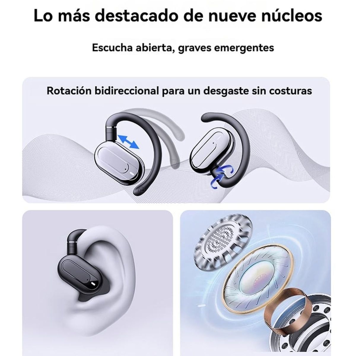 RENVMEXY - RENVMEXY Audífonos T29 Negro - Traductor AI 163 Idiomas